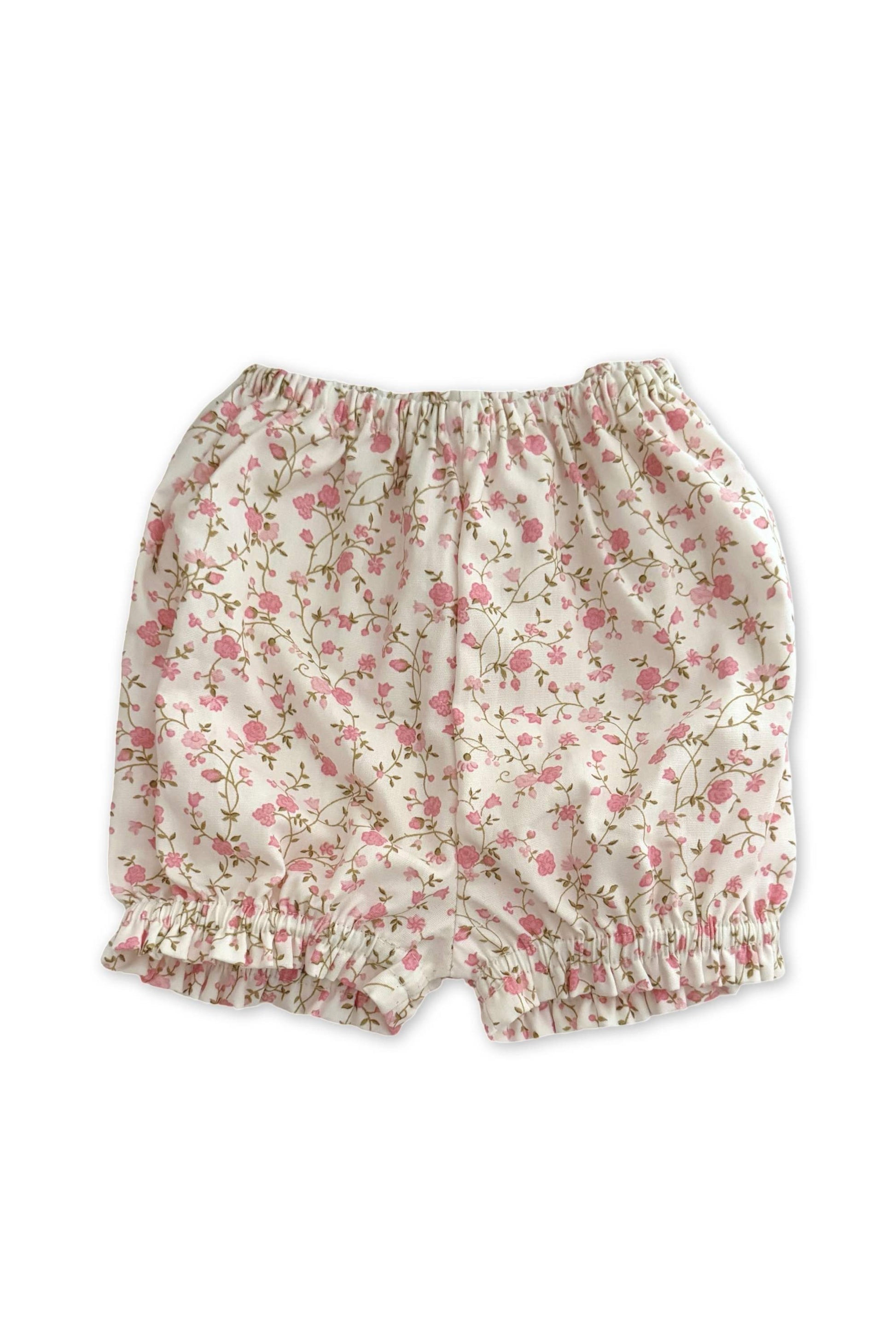 Vestido Russinho Casinha de Abelha e Estampa Floral - Bata e Shorts