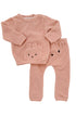 Conjunto Infantil Peluciado Coelhinho Rosa — foto 1
