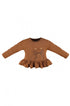 Conjunto Infantil Calça Legging Xadrez e Blusa Urso Marrom para Meninas — foto 2