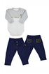 Conjunto para Bebê com Body e Calça Estilo Jeans — foto 1