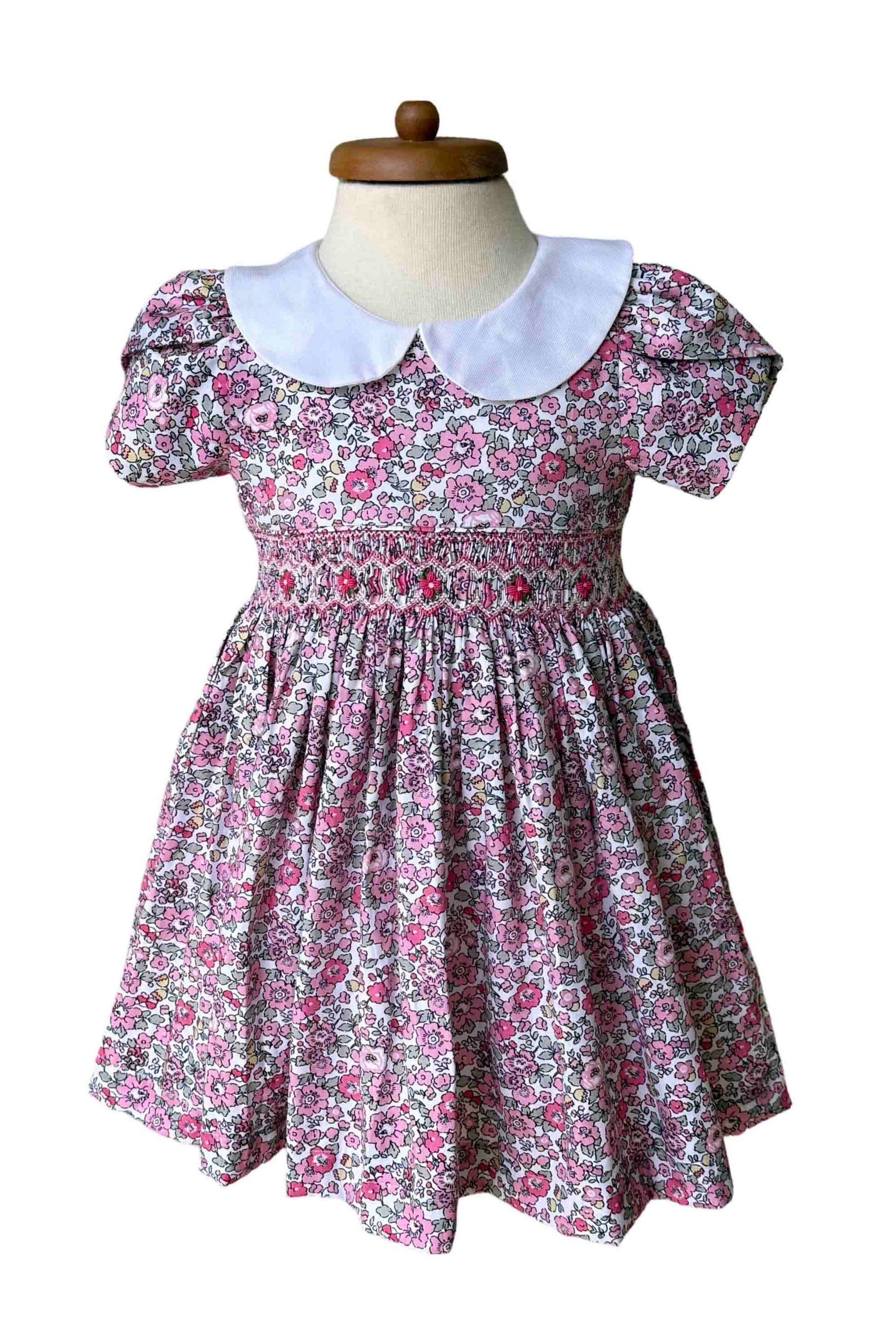 Vestido Casinha de Abelha Floral Liberty