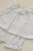 Vestido Bebê Russinho Branco Com Bordado Amarelo — foto 5