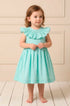 Vestido Casinha de Abelha Poá Verde — foto 1
