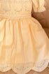 Vestido Infantil em Linho Festone Amarelo — foto 4