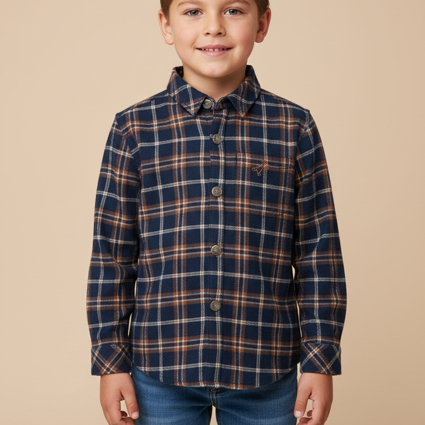 Camisa Xadrez Infantil para Meninos Julita — foto 5