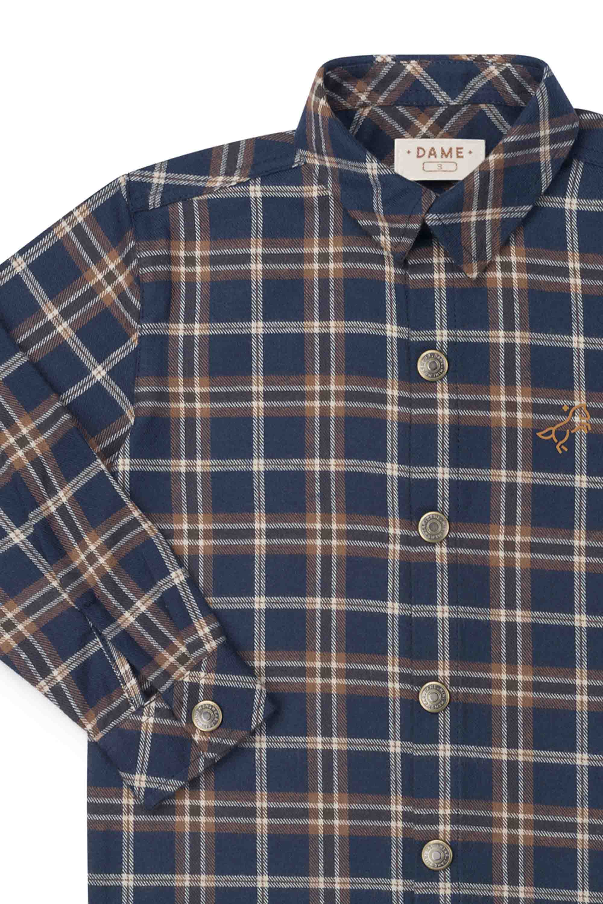 Camisa Xadrez Infantil para Meninos Julita — foto 4
