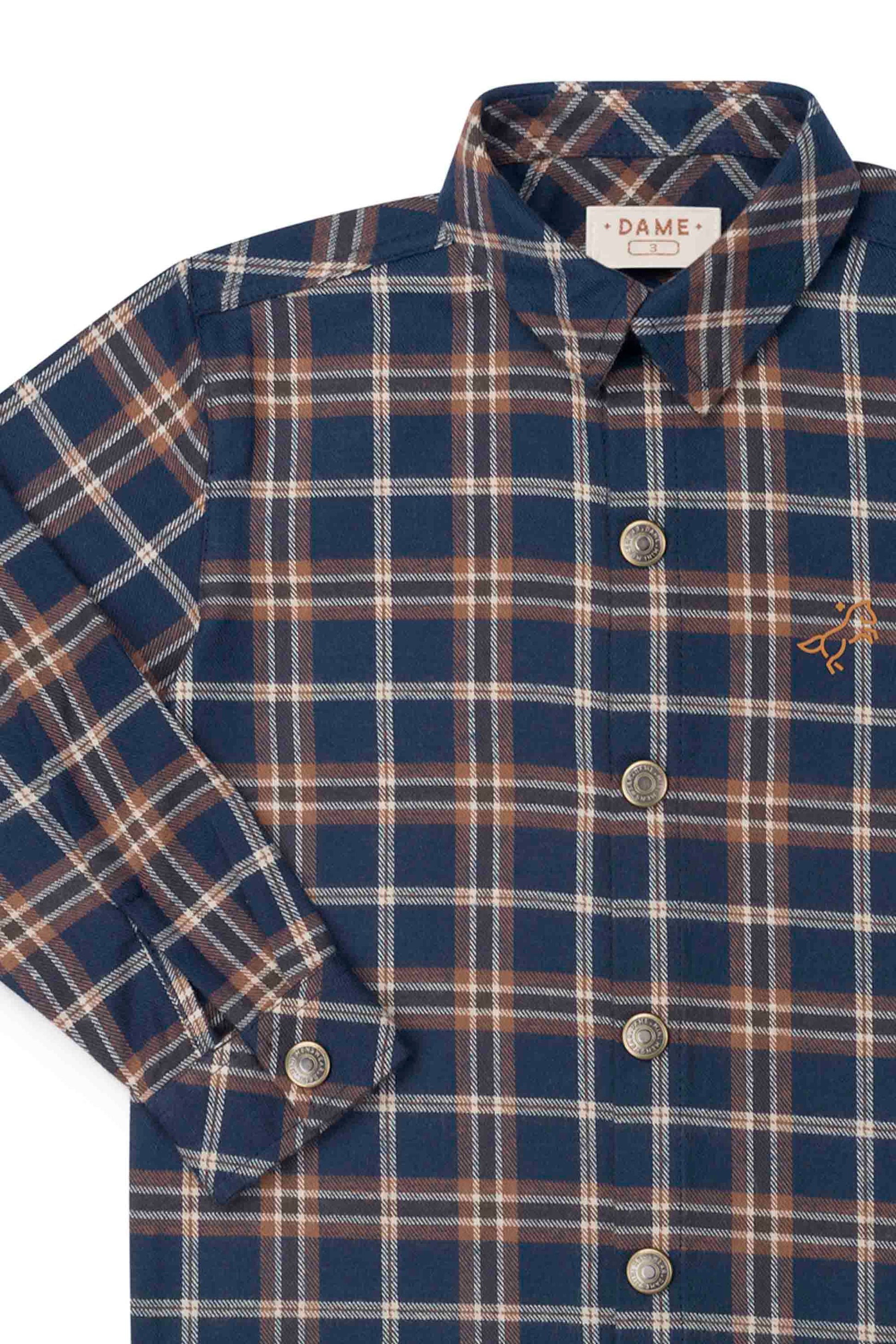 Camisa Xadrez Infantil para Meninos Julita — foto 4