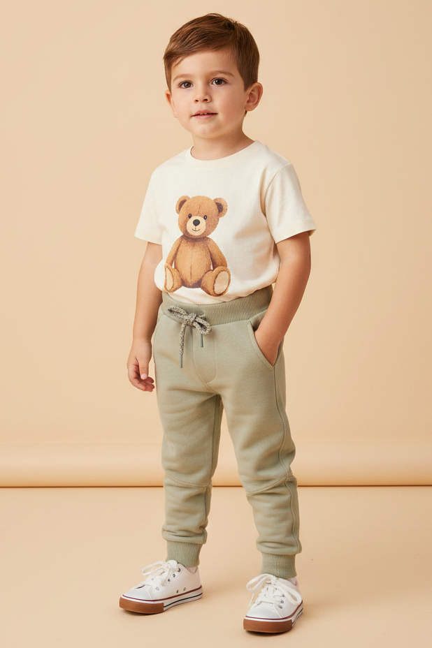 Calça Moletom Infantil Jogger Menino