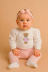 Conjunto Bebê Menina Bordado Ursinha — foto 1