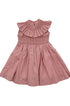 Vestido Casinha de Abelha Rosê com Gola — foto 3