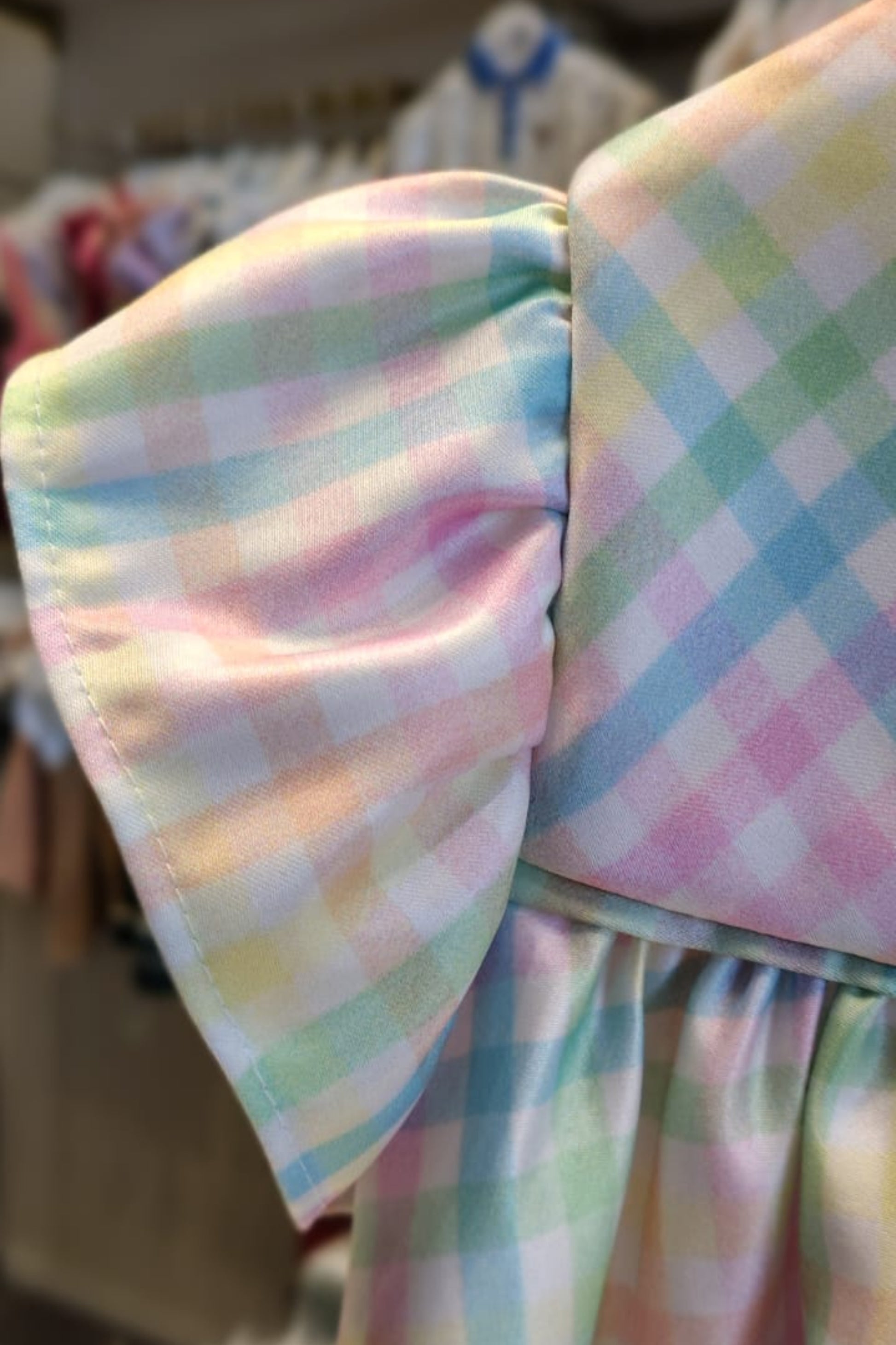Vestido Infantil Festa Xadrez Candy Colors — foto 4