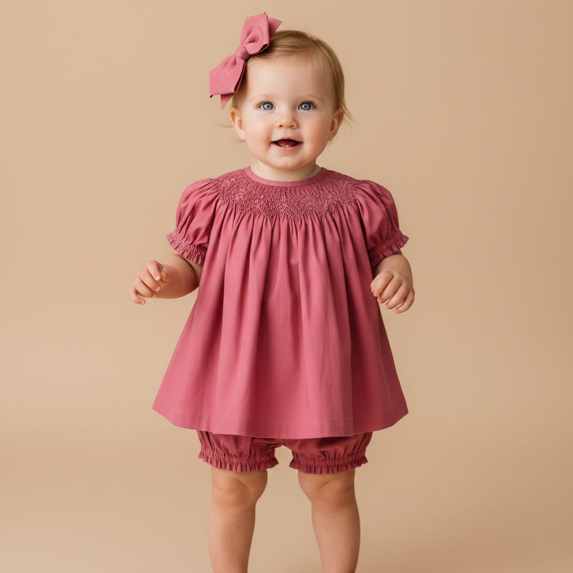 Vestido Bebê Russinho Casinha de Abelha Goiaba