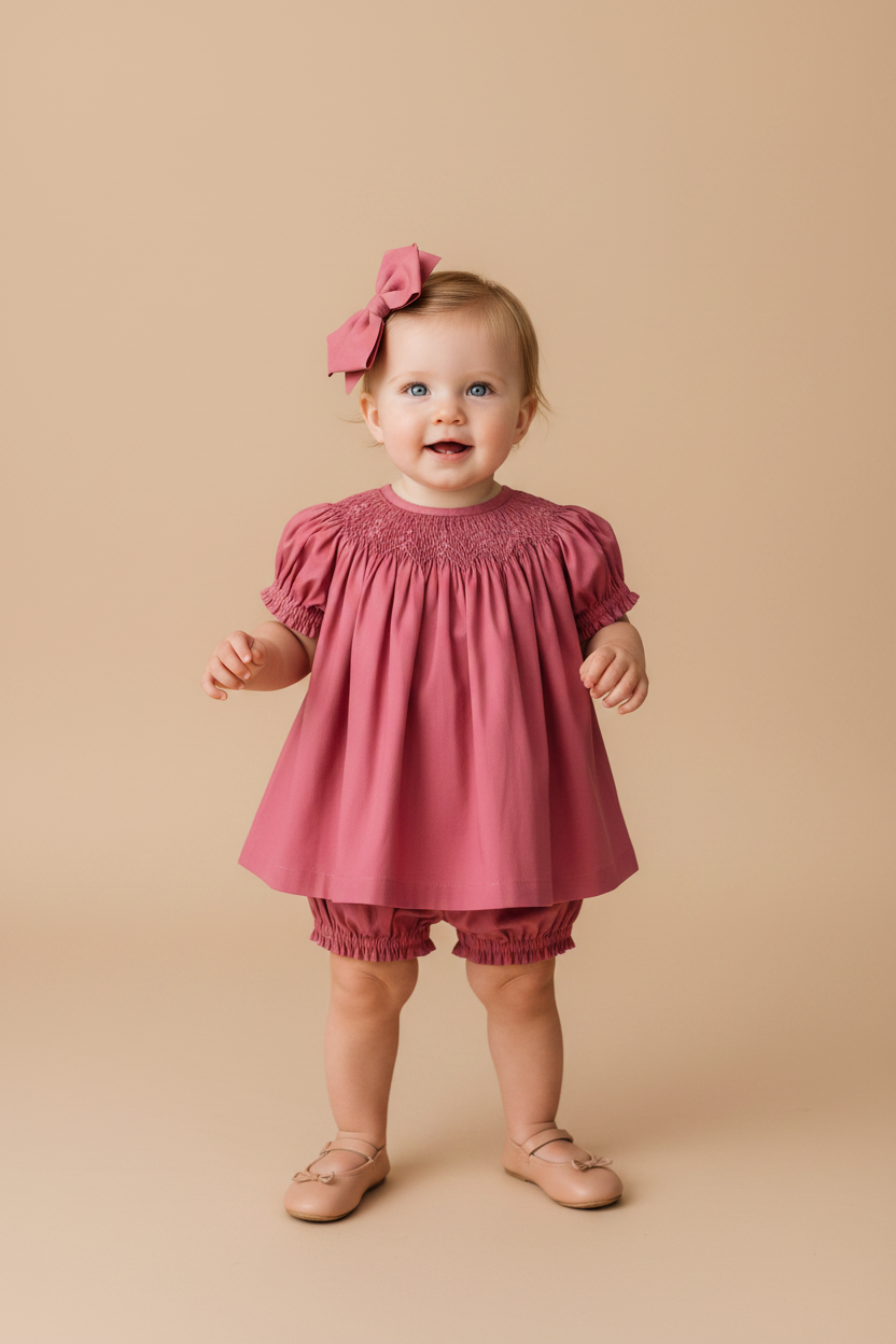 Vestido Bebê Russinho Casinha de Abelha Goiaba