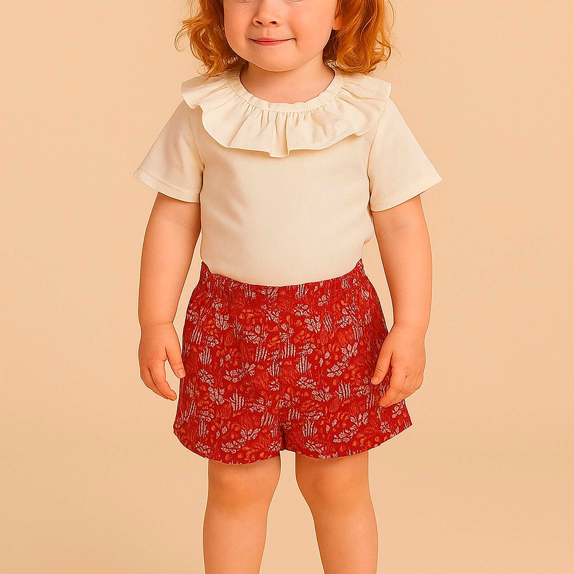 Conjunto Infantil Menina Bata e Shorts — foto 1