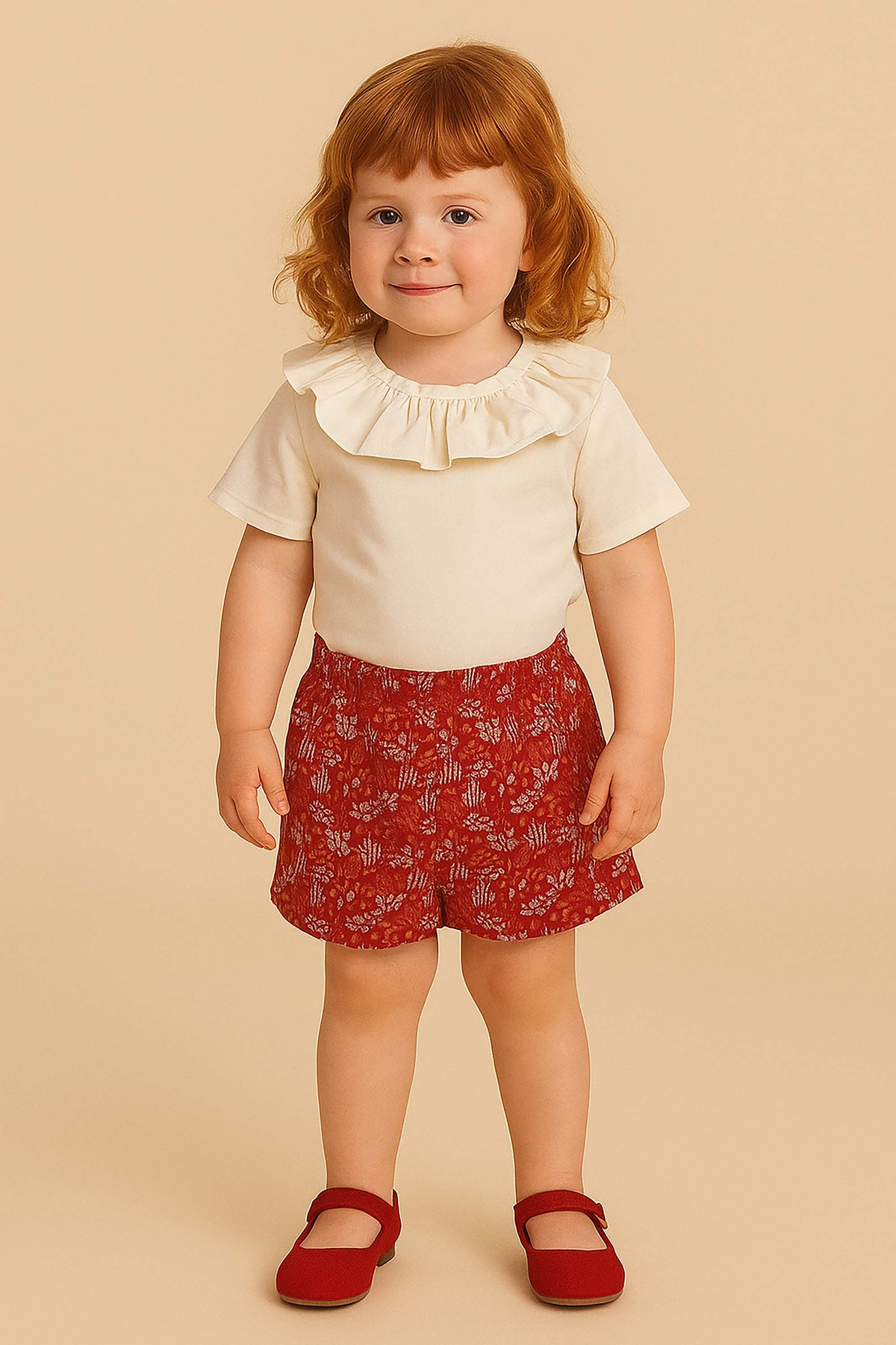 Conjunto Infantil Menina Bata e Shorts — foto 1