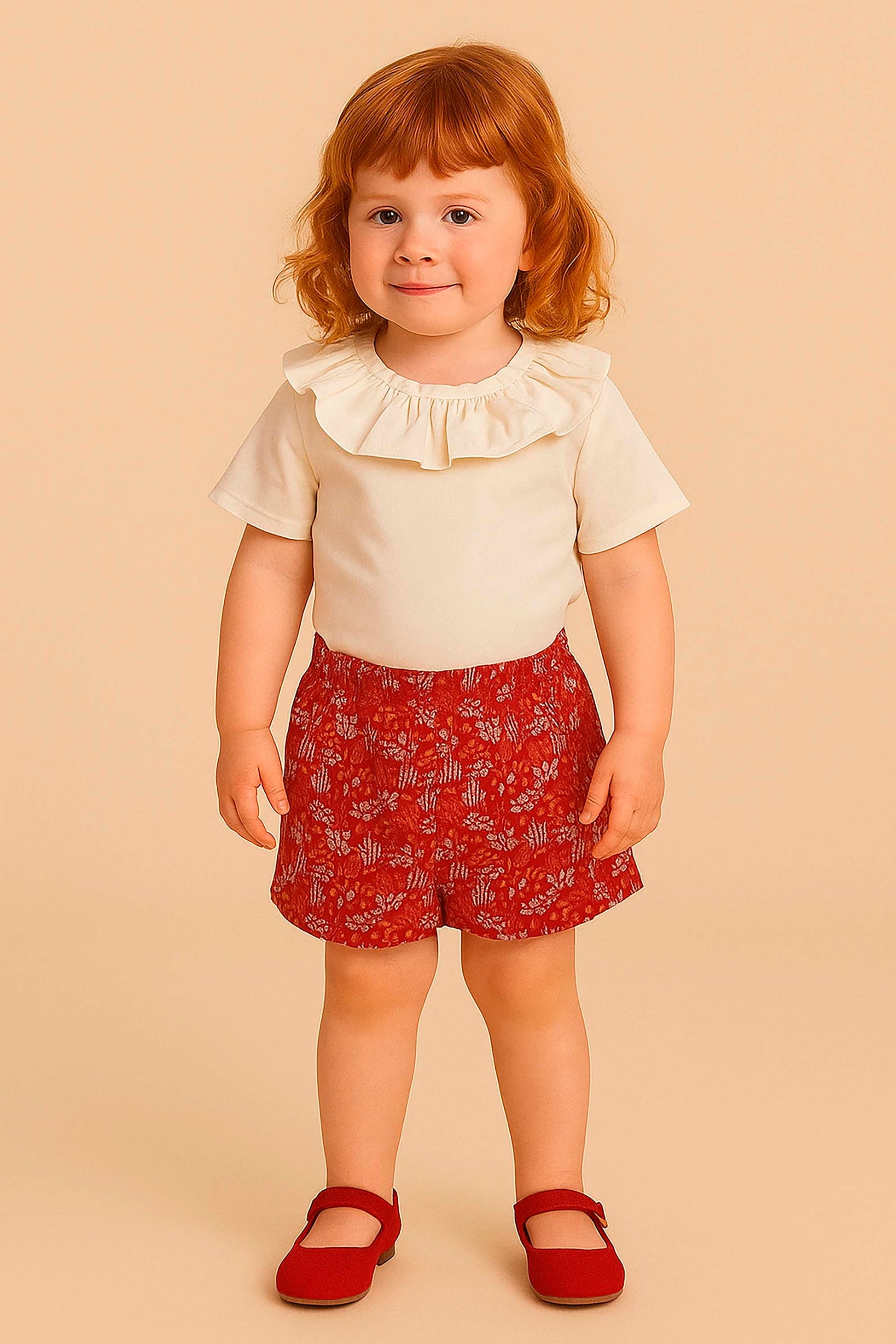 Conjunto Infantil Menina Bata e Shorts — foto 1