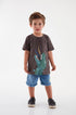 Conjunto Infantil Bermuda e Camiseta Estampa Dino — foto 3