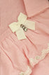 Conjunto de Maternidade Vestido Rosa Babados em Tricot — foto 4