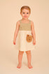 Vestido Infantil com Bolsa Ursinha Cappucino — foto 1
