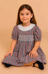 Vestido Infantil Celebrare Xadrez Vermelho — foto 1
