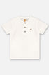 Conjunto Infantil Menino Camiseta Gola Padre Bermuda de Sarja — foto 4