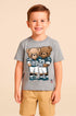 Bermuda Infantil Menino Sarja Bege — foto 1