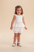 Conjunto Menina Infantil Branco Verão Reveillon — foto 1