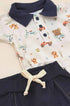 Conjunto Menino Algodão Egípcio Body e Shorts Estampa Vintage Toys — foto 2