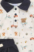 Conjunto Menino Algodão Egípcio Body e Shorts Estampa Vintage Toys — foto 5