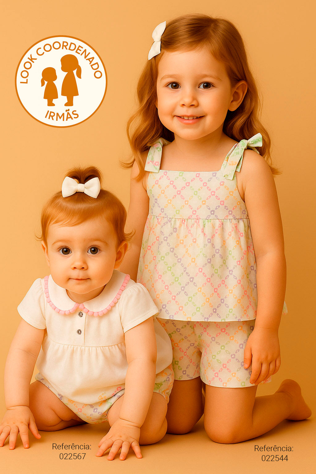 Conjunto Bebê Menina Blusa e Tapa Fralda