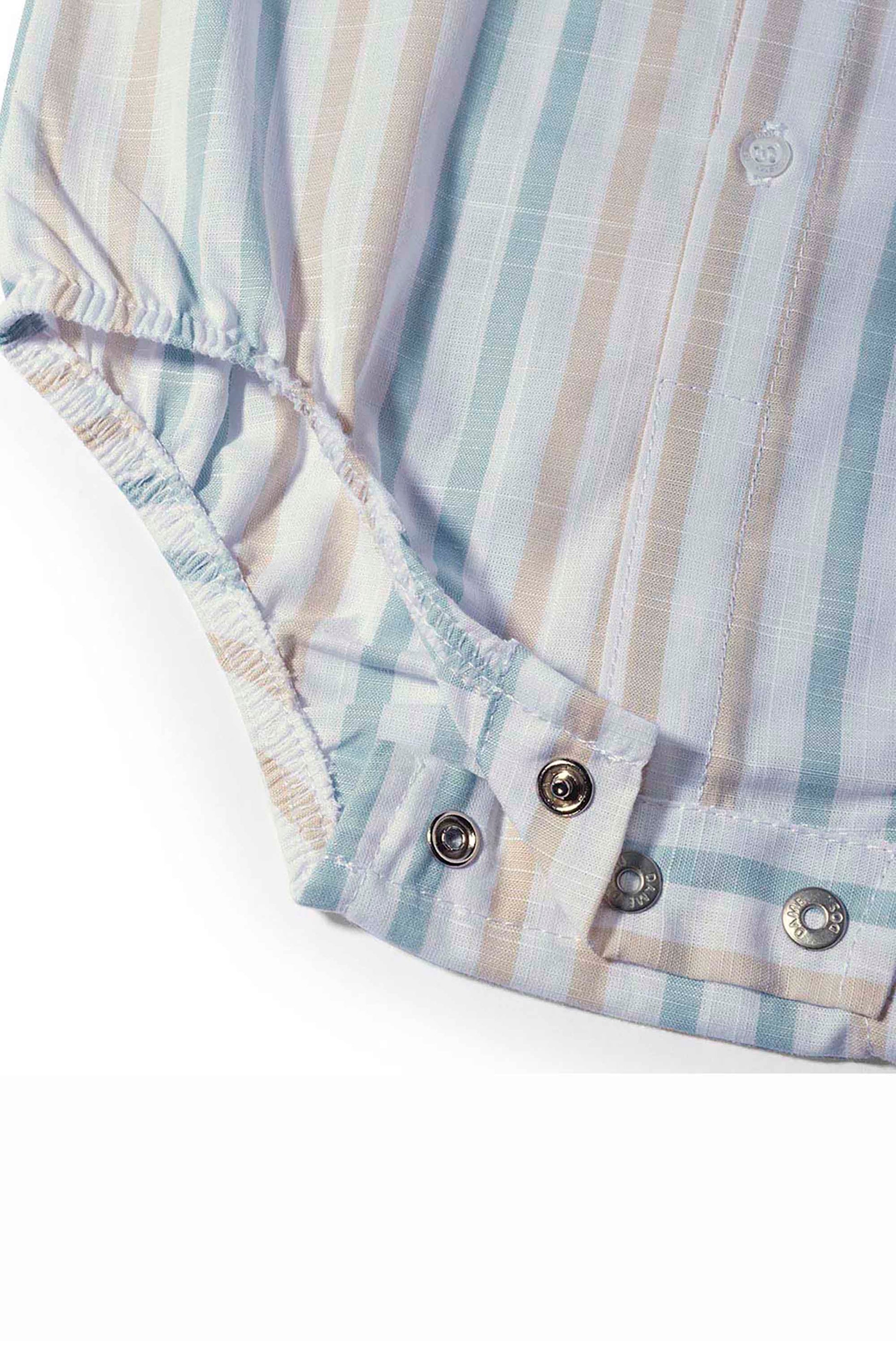 Body Camisa Manga Curta Menino Listras — foto 4