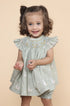 Vestido Bebê Russinho Ponto Smock Patinhos Exclusivo Petit Nini — foto 5