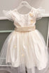 Vestido Festa Infantil Tule Marfim Pipoquinha — foto 3