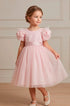 Vestido Festa Infantil Tule Rosa Pipoquinha — foto 1