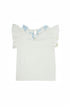 Conjunto Infantil Menina Blusa e Shorts Azul Claro — foto 2