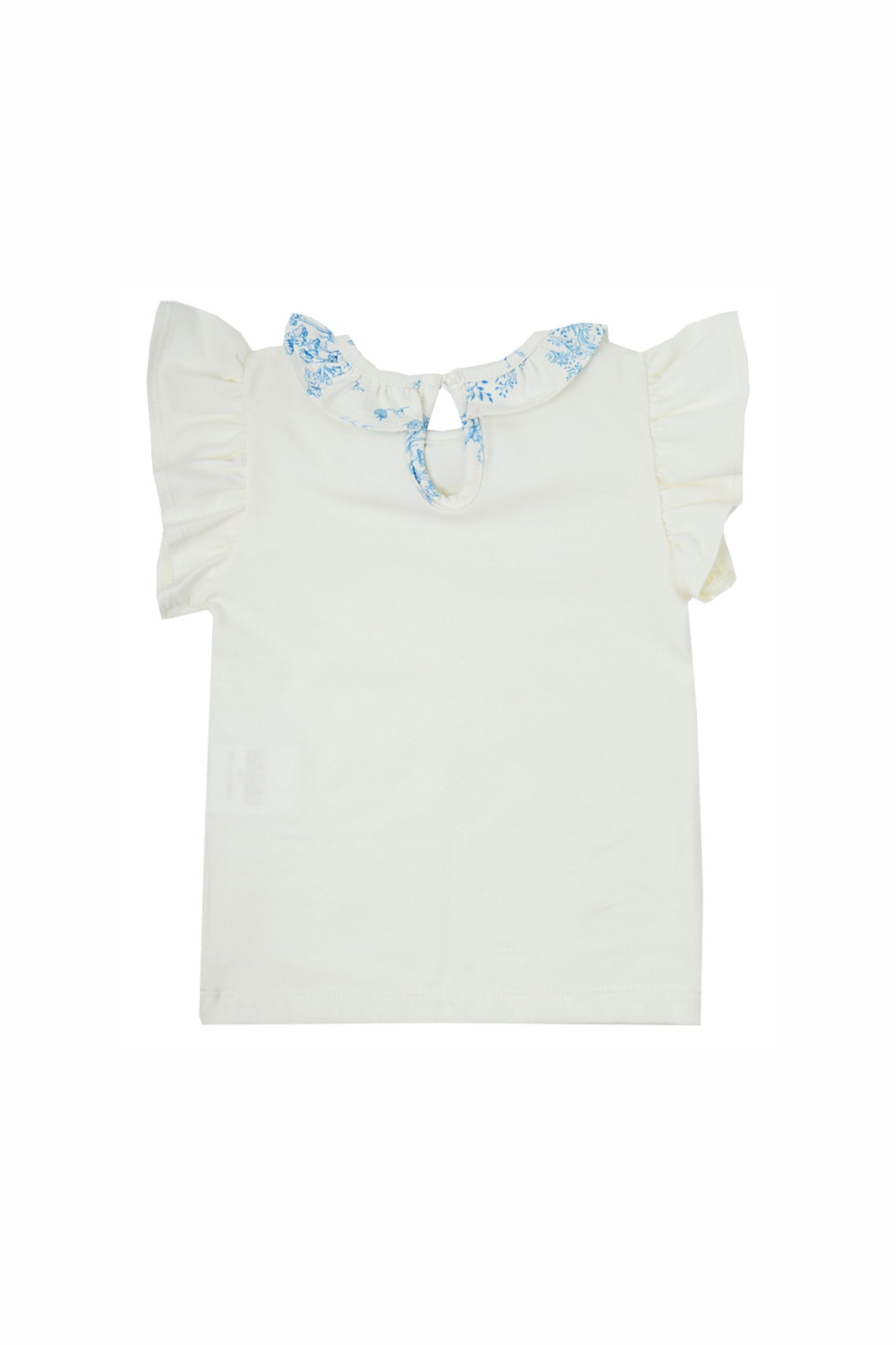 Conjunto Infantil Menina Blusa e Shorts Azul Claro — foto 2