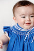 Vestido Bebê Russinho Casinha de Abelha Azul Royal — foto 2