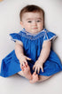 Vestido Bebê Russinho Casinha de Abelha Azul Royal — foto 3