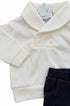 Conjunto Bebê Menino Calça Jeans e Suéter Off White — foto 3