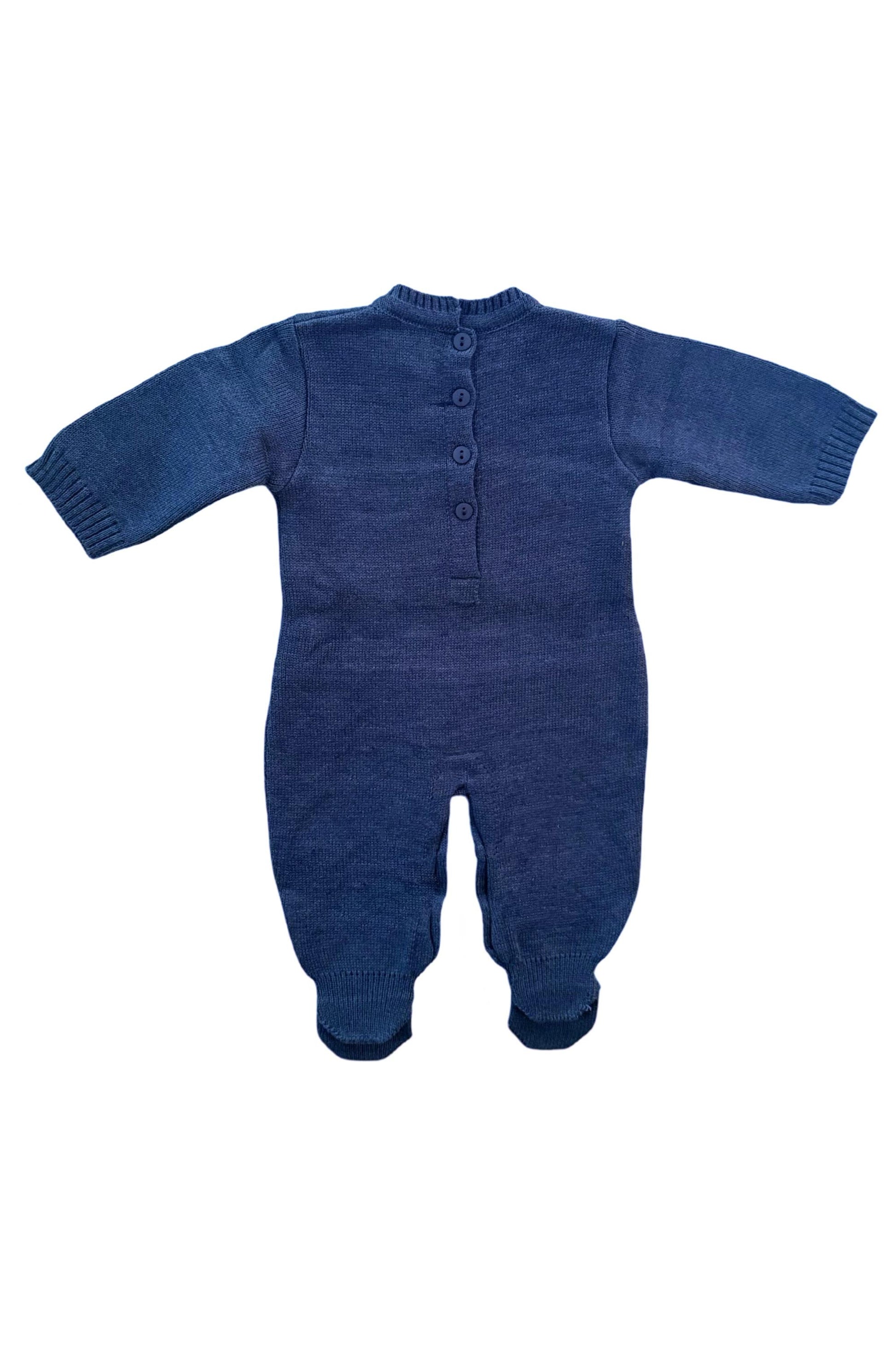Macacão para Maternidade em Tricô Urso Indigo — foto 4