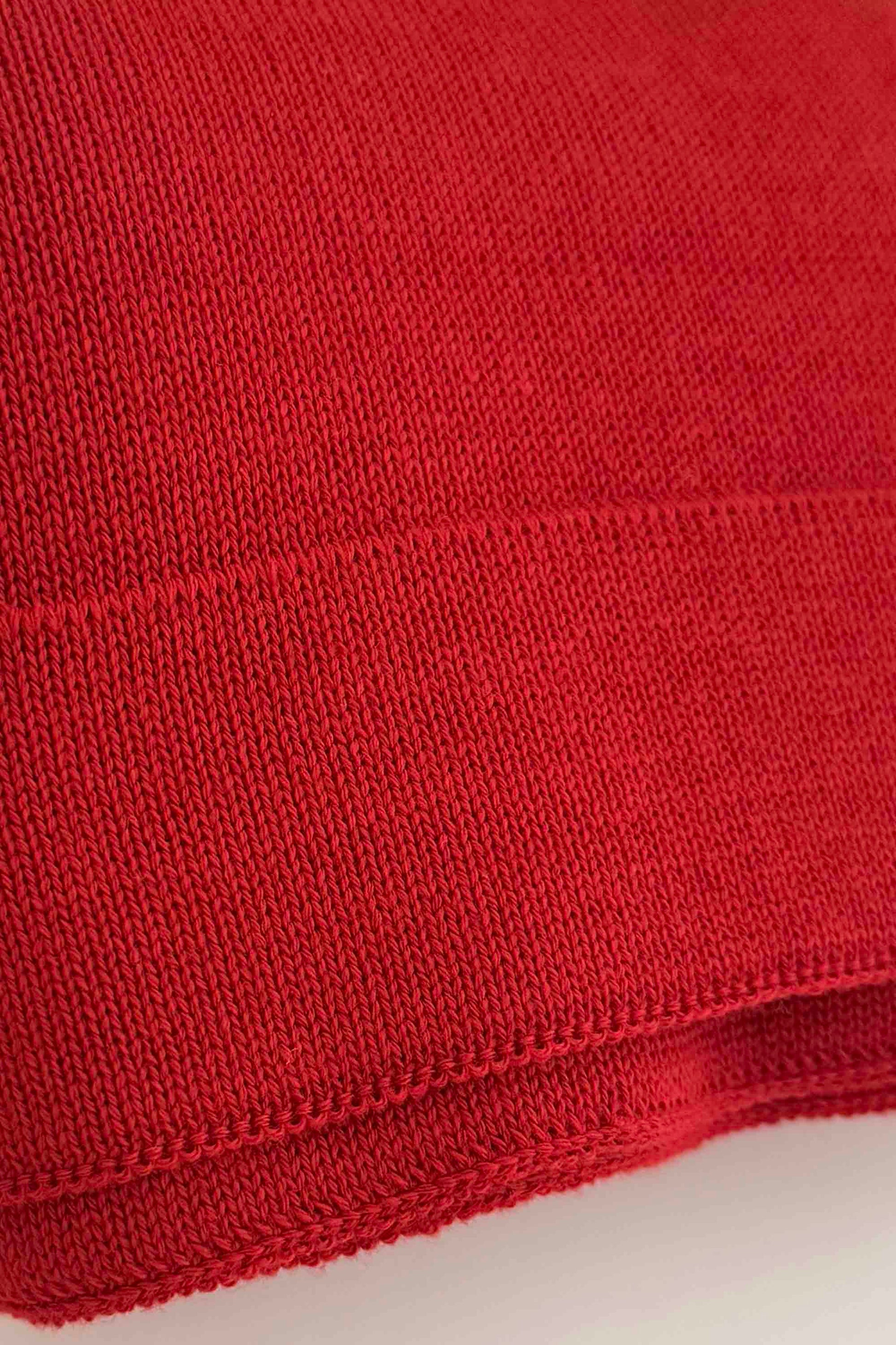 Manta em Tricot Lisa para Maternidade Vermelha — foto 4