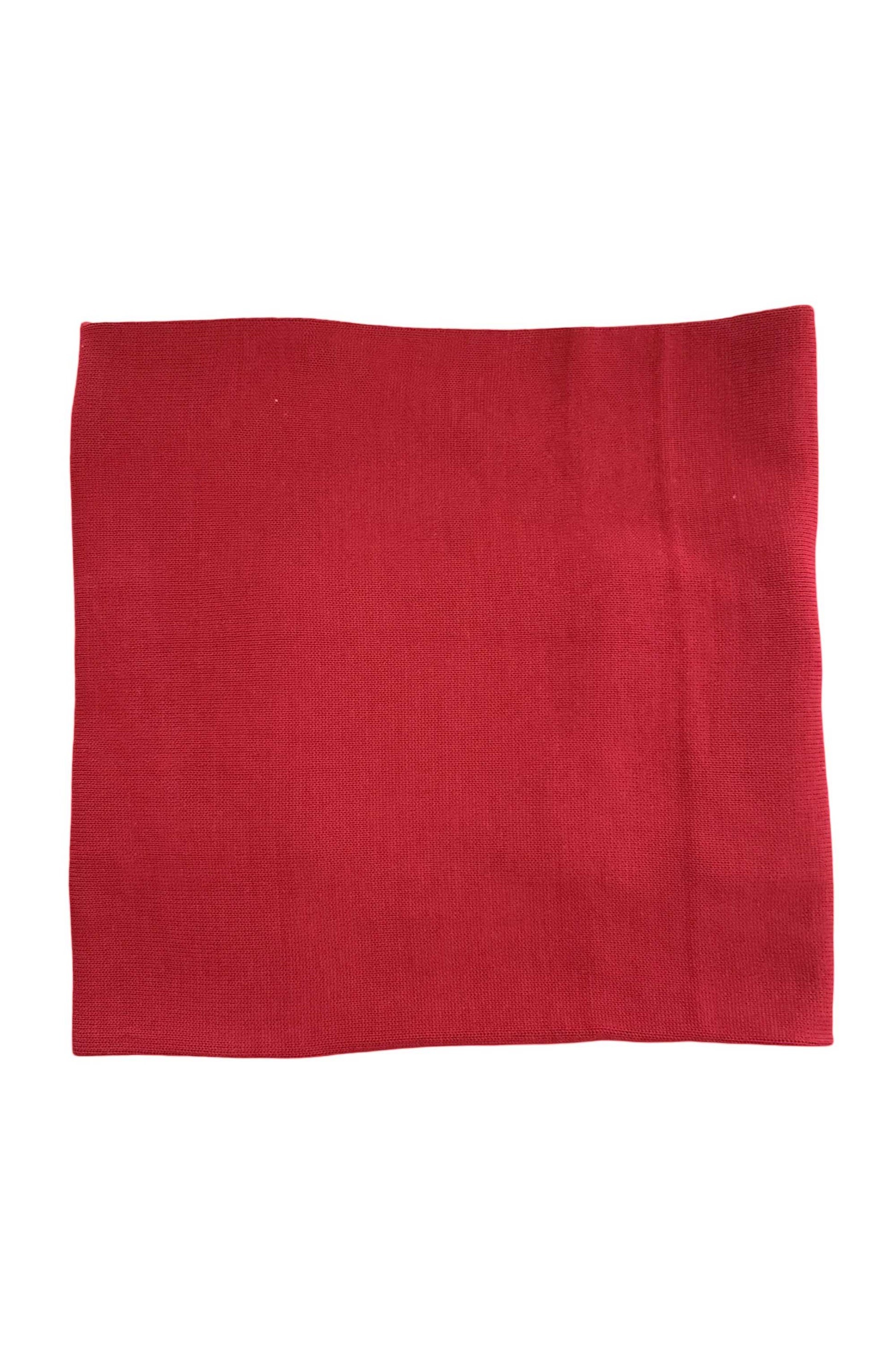 Manta em Tricot Lisa para Maternidade Vermelha — foto 5