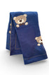 Manta Tricô Maternidade Urso Azul Índigo — foto 4