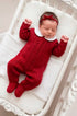 Macacão Tricô Saída de Maternidade Giovana Vermelho — foto 1