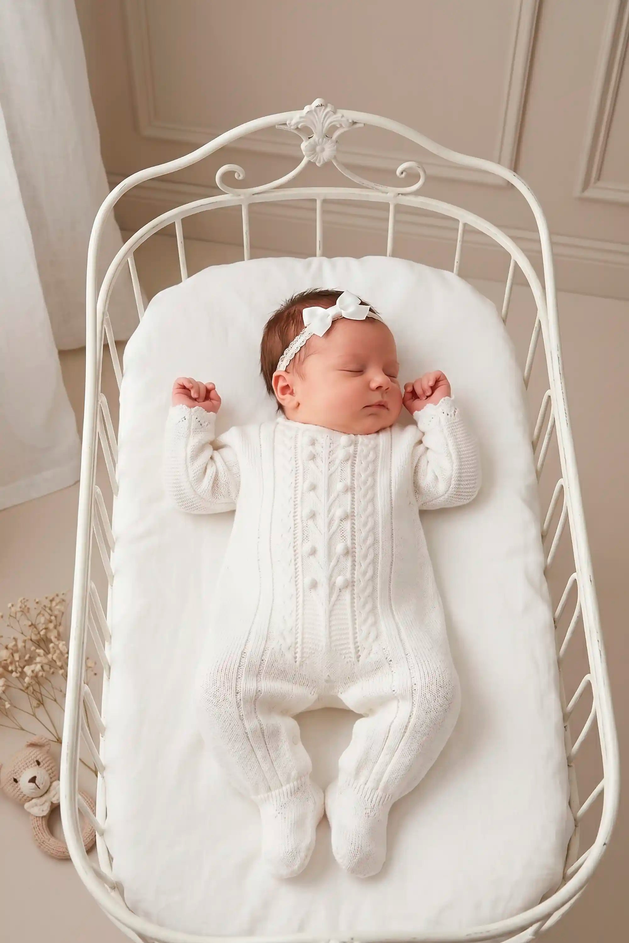 Macacão Maternidade Bolinha Branco — foto 1