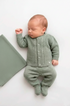 Conjunto Salopete e Cardigan em Tricô para Maternidade Alex — foto 1
