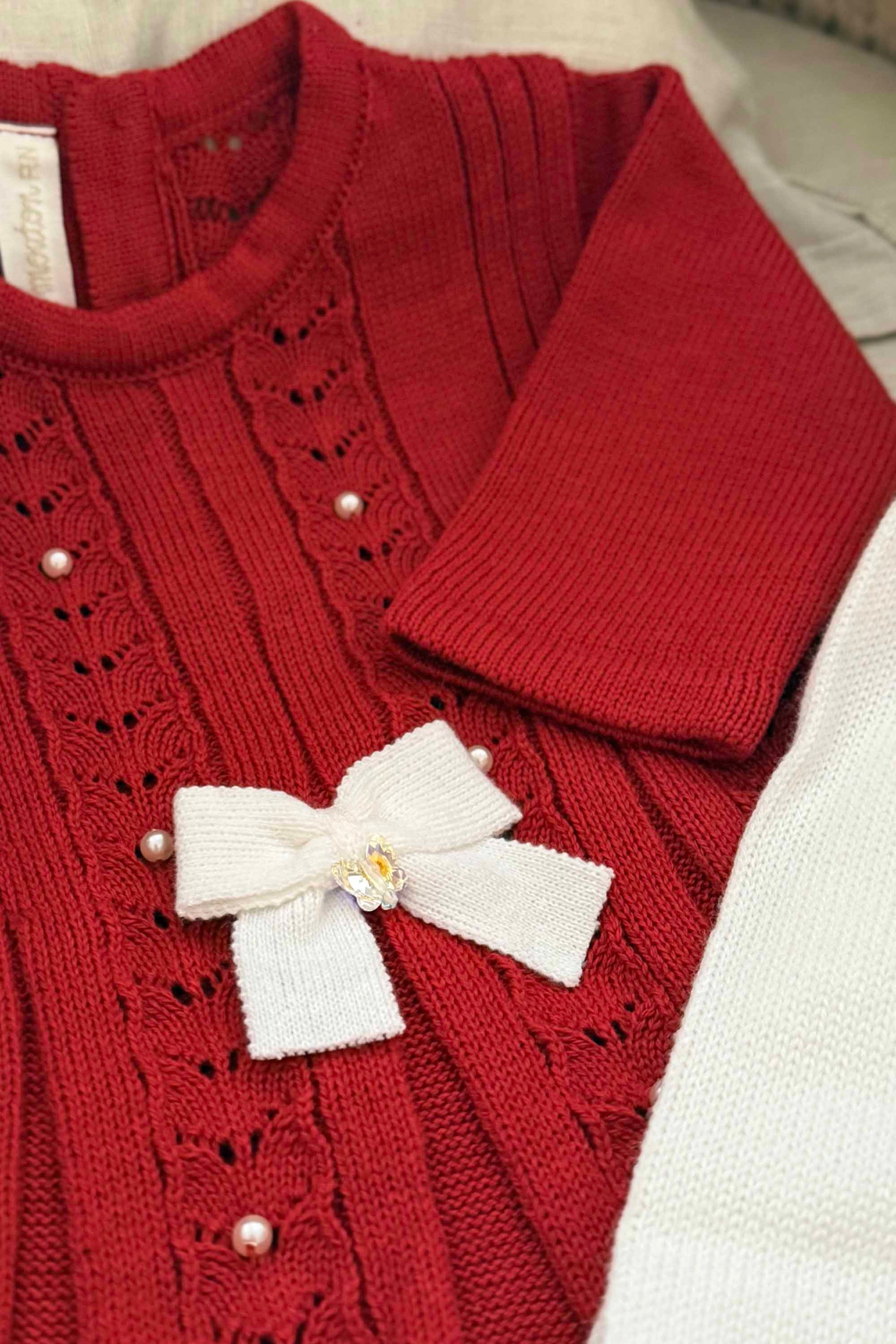 Vestido Maternidade Barra Leque Maria Helena Vermelha — foto 3