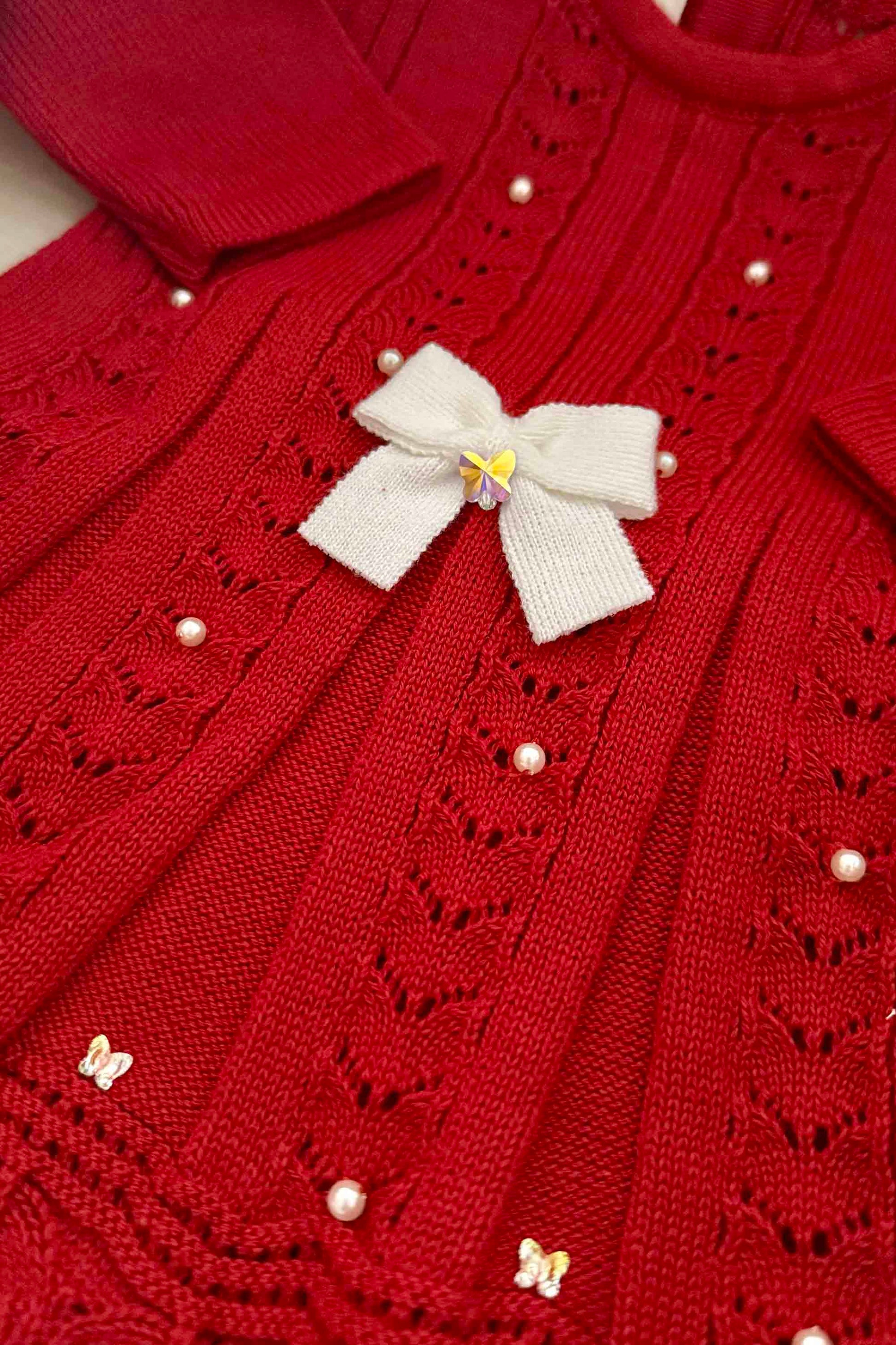 Vestido Maternidade Barra Leque Maria Helena Vermelha — foto 2
