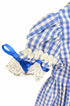 Vestido Junino para Bebê Xadrez Azul Isabela — foto 5