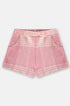 Conjunto Infantil Blusa Manga Longa e Shorts Xadrez para Meninas — foto 5